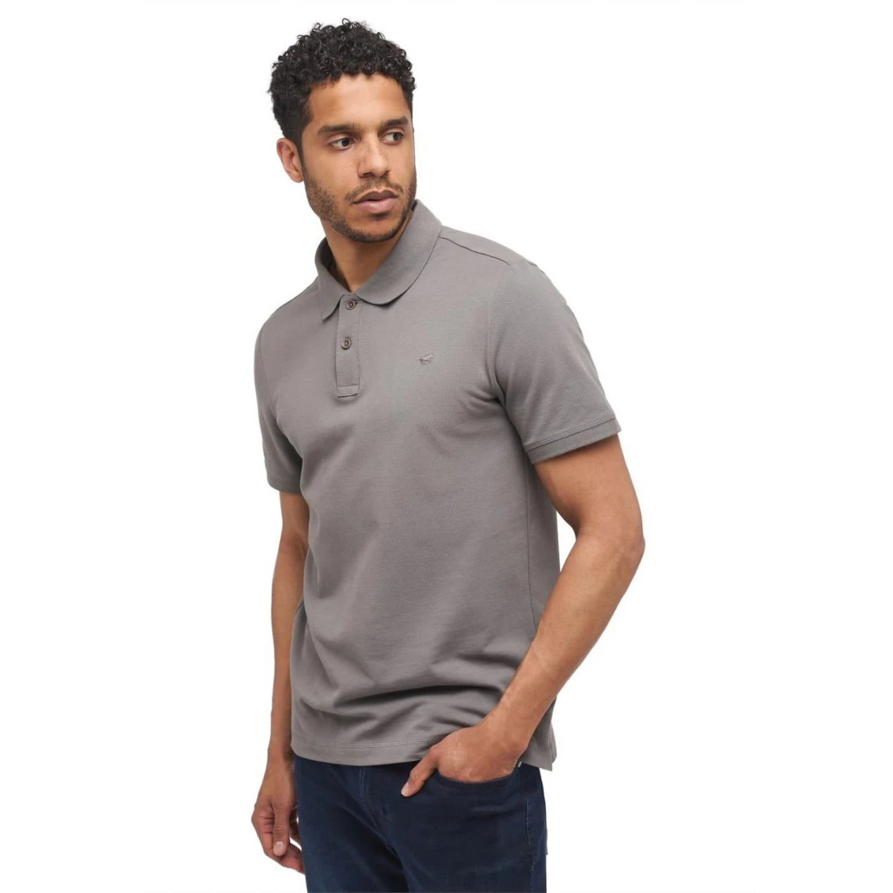 1014099-4063 Mustang galléros póló