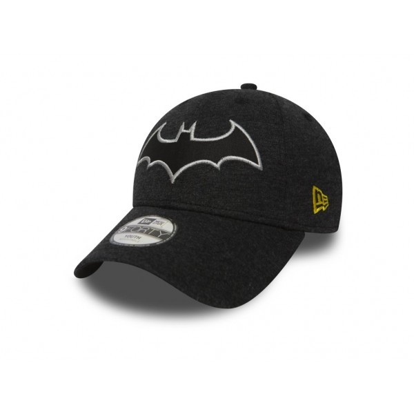 New Era 59Fifty Batman Hush Fitted Hat - Black On Black Logo, Officially Licensed, Polyester, Flat Bill, Specific Sizes - View #3