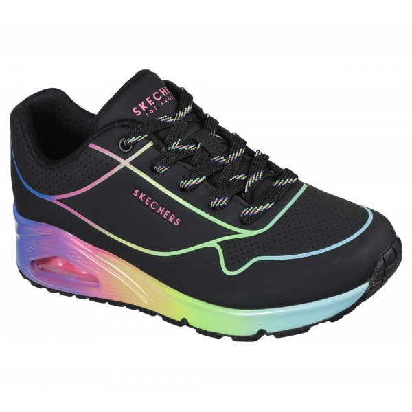 155148-bkmt Skechers Uno-Pop Of Sunshine