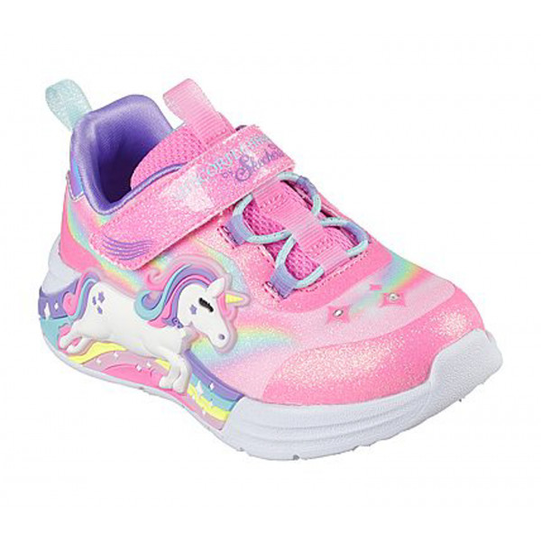 302298n-pkmt Skechers S-lights Unicorn Chaser