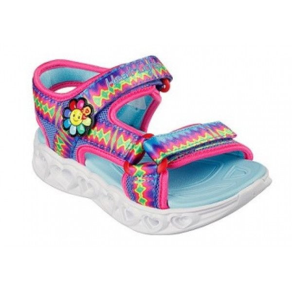 302675l-mlt Skechers Heart Lights Sandals