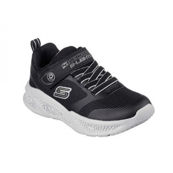 401675l-bkgy Skechers Meteor Lights