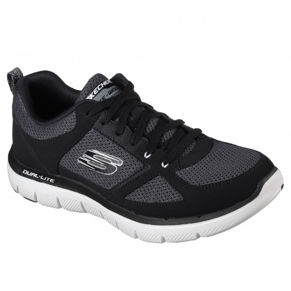 52180-bkw Skechers Flex Advantag