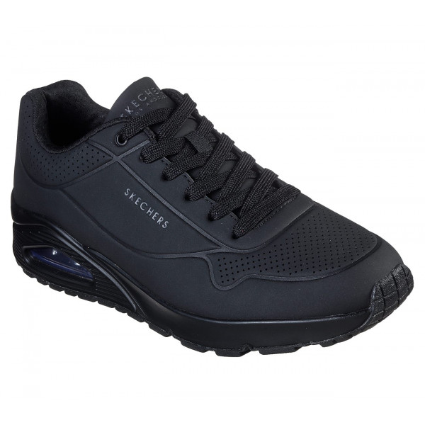 52458-bbk Skechers Uno Stand On All