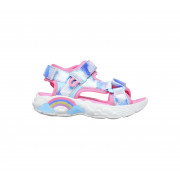 302975n-blu Skechers Racer Sandals