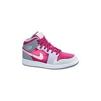 555112-609 Girls Nike Air Jordan 1 Mid Gs utcai cipő
