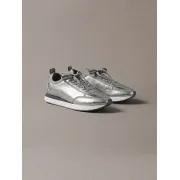 Calvin Klein Metallic Ltr Runner Trainers