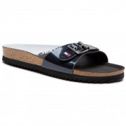 en0en01328-bds Tommy Hilfiger Iridescent Flat Mule