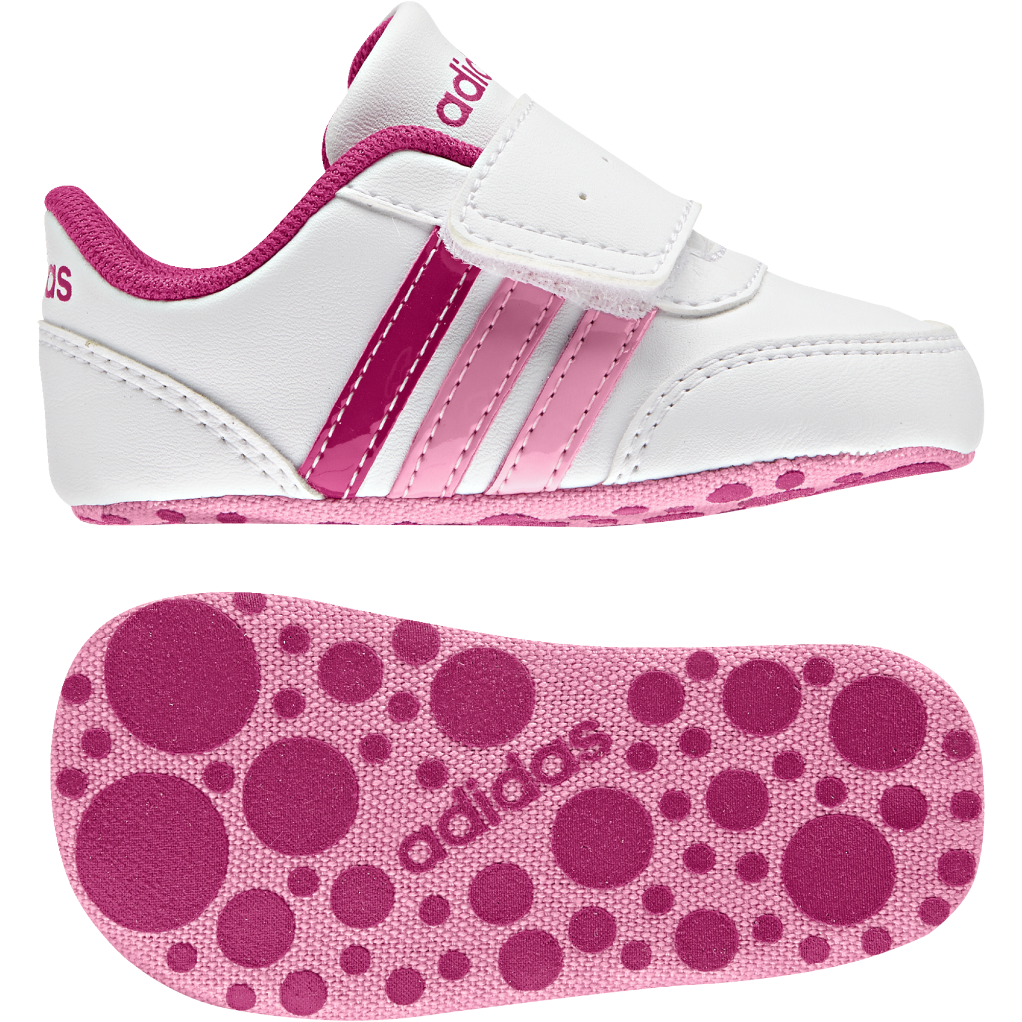 aw4132 Adidas V Jog Crib bébi kocsi cipő