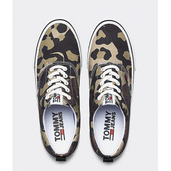 em0em00409-oh7 Tommy Hilfiger Camo Low Sneaker