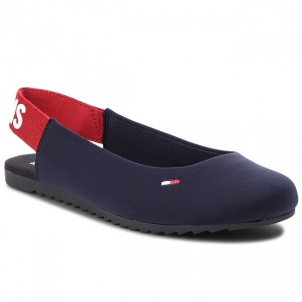 en0en00163-403 Tommy Hilfiger Sporty Sling Back Balerina