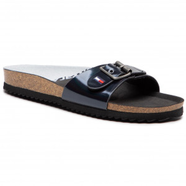 en0en01328-bds Tommy Hilfiger Iridescent Flat Mule