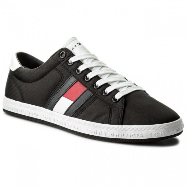 fm0fm01535-990 Tommy Hilfiger Essential Flag Detail Sneaker