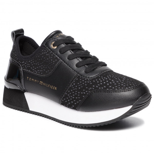Tommy hilfiger city hot sale iconic knitted trainers